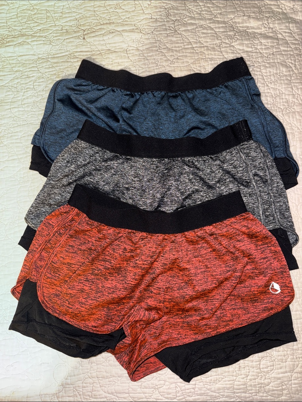 3-Pack Athletic Workout Shorts